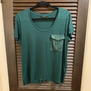 Banana Republic Green Pocket Top